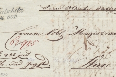 4.10.1840, úřední dopis, razítko A.8-j, modré