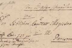 5.11.1847, úřední dopis Pancsova/Maďarsko/